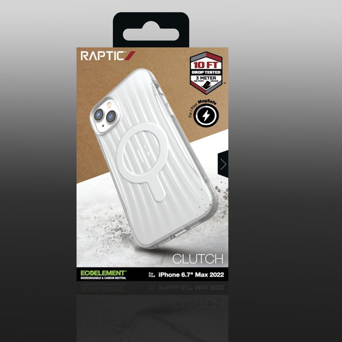 Кейс Raptic X-Doria Clutch Case за iPhone 14 Plus with MagSafe, прозрачен гръб