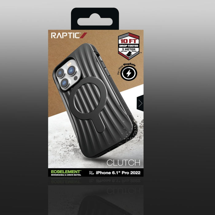 Кейс Raptic X-Doria Clutch Case за iPhone 14 Pro with MagSafe, черен гръб