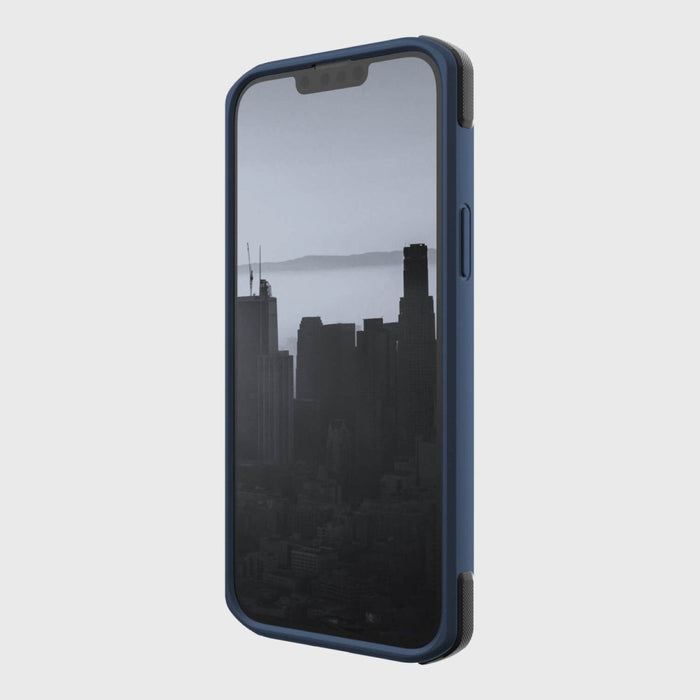Кейс Raptic X-Doria Secure Case за iPhone 14 with MagSafe, брониран гръб, син