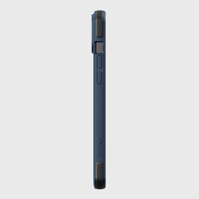 Кейс Raptic X-Doria Secure Case за iPhone 14 with MagSafe, брониран гръб, син