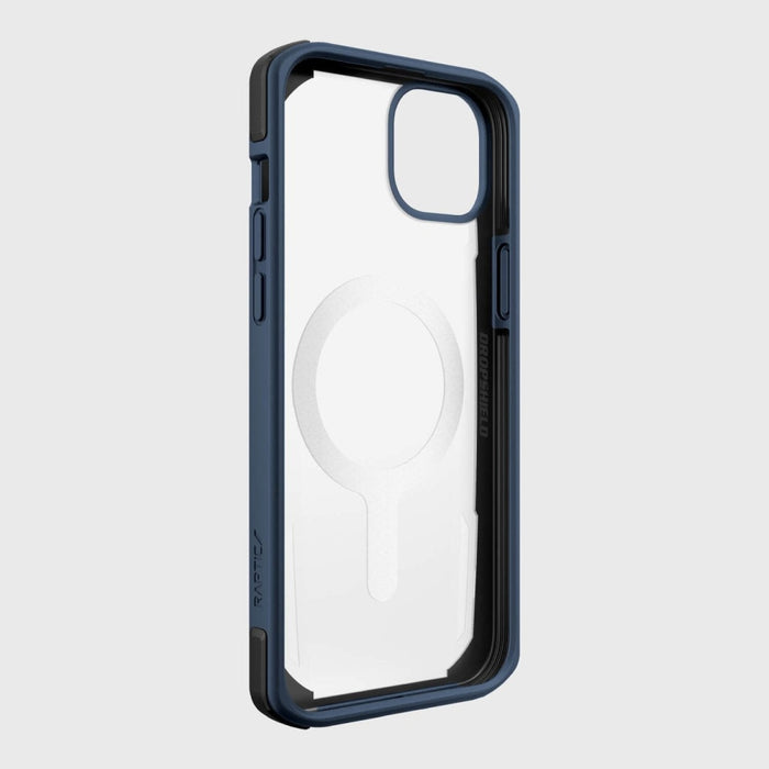 Кейс Raptic X-Doria Secure Case за iPhone 14 with MagSafe, брониран гръб, син