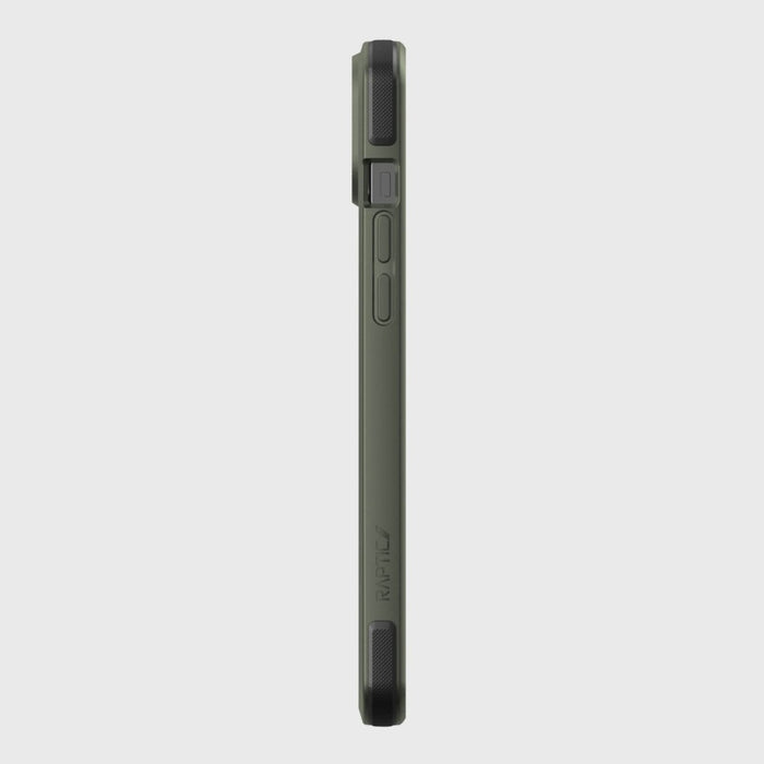 Кейс Raptic X-Doria Secure Case за iPhone 14 Plus with MagSafe, брониран гръб, зелен