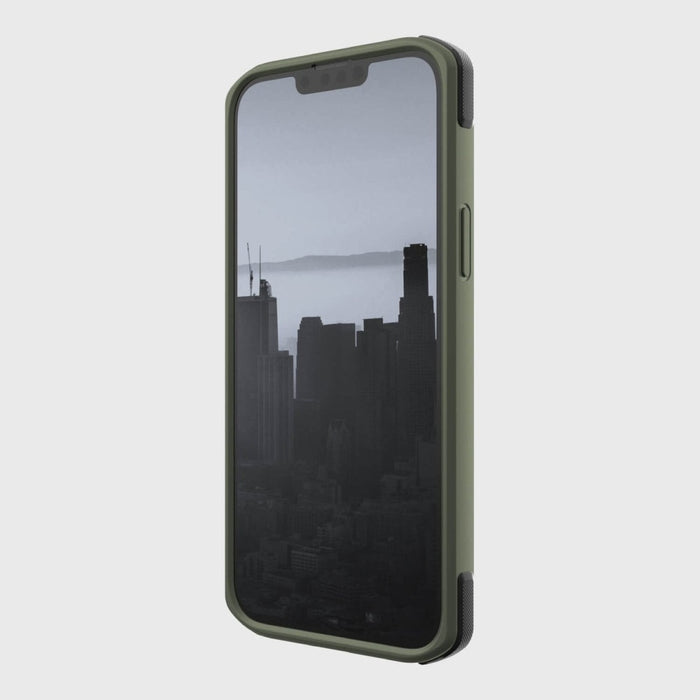 Кейс Raptic X-Doria Secure Case за iPhone 14 Plus with MagSafe, брониран гръб, зелен