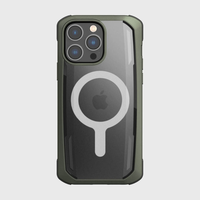 Кейс Raptic X-Doria Secure Case for за iPhone 14 Pro Max with MagSafe, брониран гръб, зелен