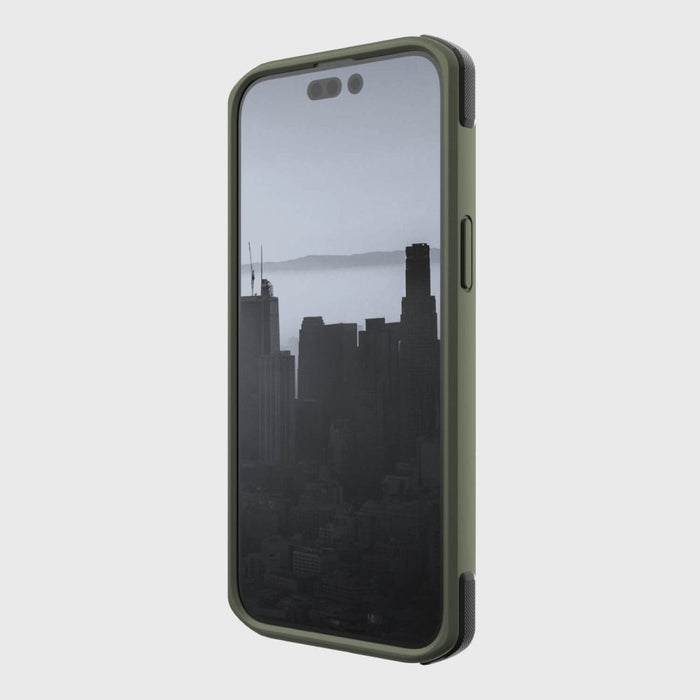 Кейс Raptic X-Doria Secure Case for за iPhone 14 Pro Max with MagSafe, брониран гръб, зелен