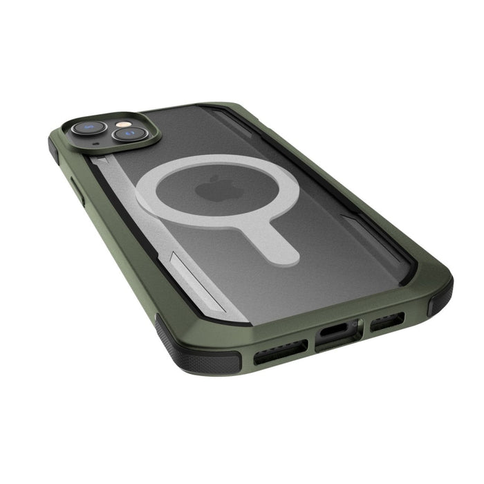 Кейс Raptic X-Doria Secure Case for за iPhone 14 Pro Max with MagSafe, брониран гръб, зелен