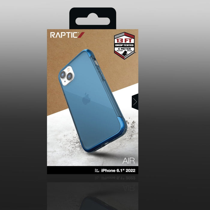 Кейс Raptic X - Doria Air Case за iPhone 14 подсилен син