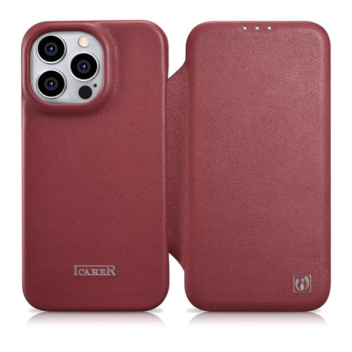 Флип Кейс от естествена кожа iCarer