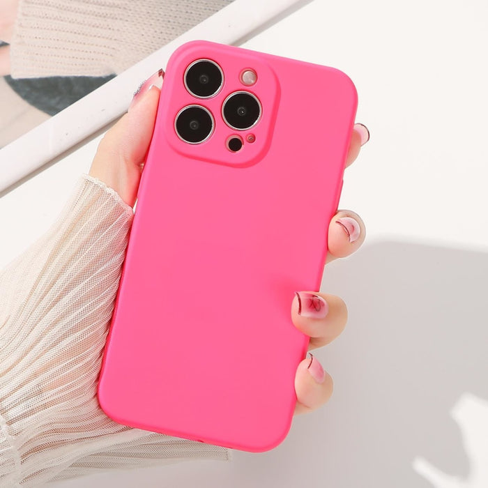 Кейс HQWear Silicone Case за iPhone 14 Pro fuchsia