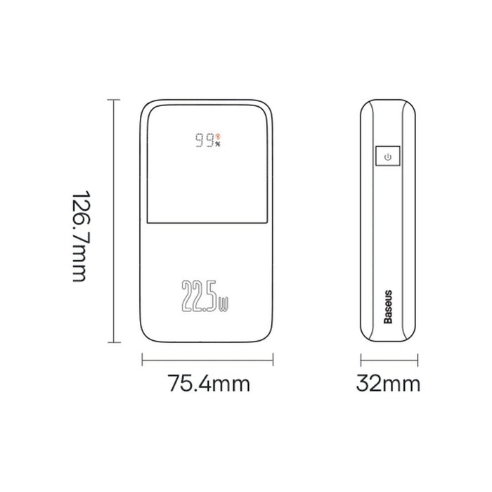 Преносима батерия Baseus Pro 20000mAh 22.5W