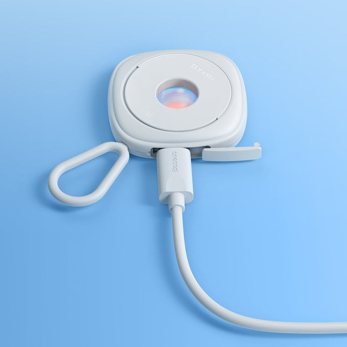 Детектор за скрити камери Baseus Heyo, с кабел за зареждане USB към Type-C, 0.3m, бял