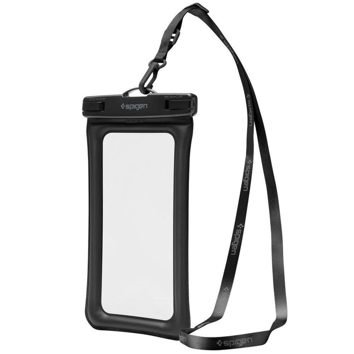 Универсален водоустойчив калъф за смартфони Spigen A621, за кръста, черен