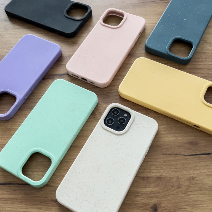 Силиконов кейс Eco Case за iPhone 14 Pro бял