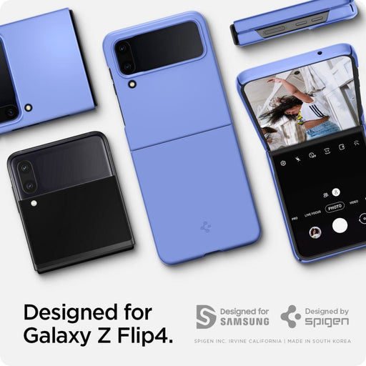 Кейс Spigen AIRSKIN за Samsung Galaxy Z Flip 4 син