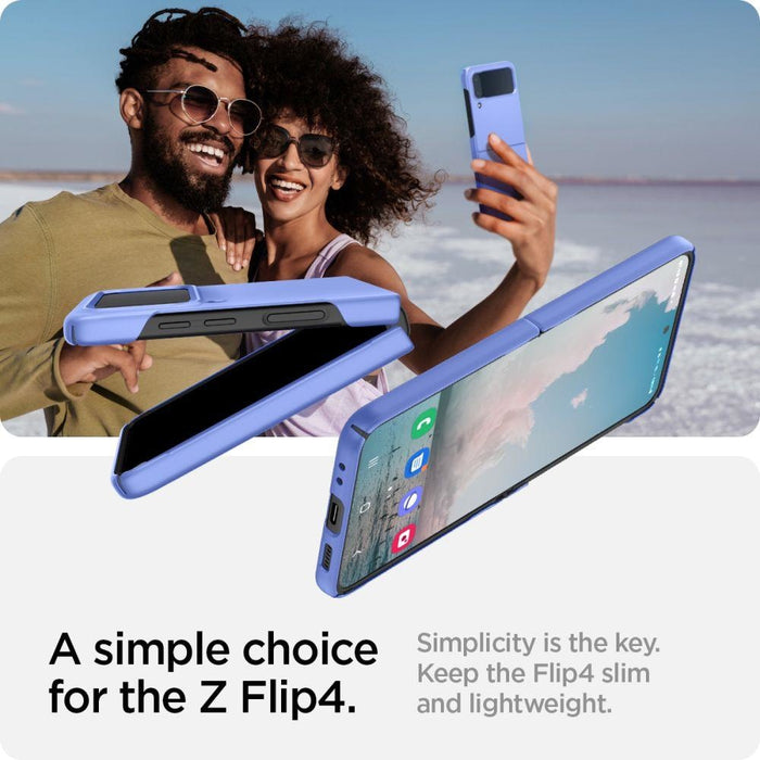 Кейс Spigen AIRSKIN за Samsung Galaxy Z Flip 4 син
