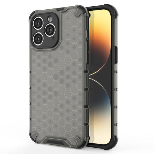 Кейс HQWear Honeycomb за iPhone 14 Pro черен