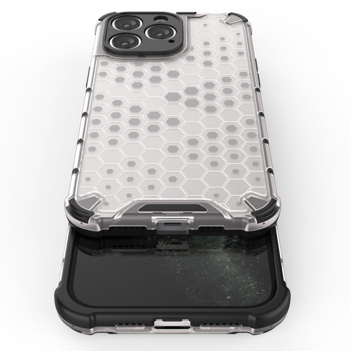 Кейс HQWear Honeycomb за iPhone 14 Pro прозрачен