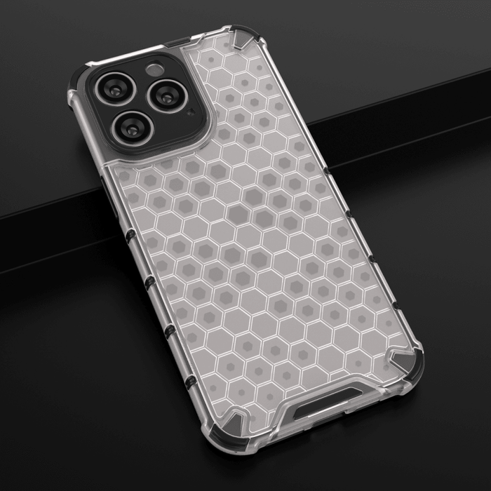 Кейс HQWear Honeycomb за iPhone 14 Pro прозрачен