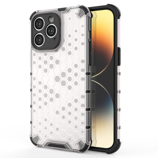 Кейс HQWear Honeycomb за iPhone 14 Pro прозрачен