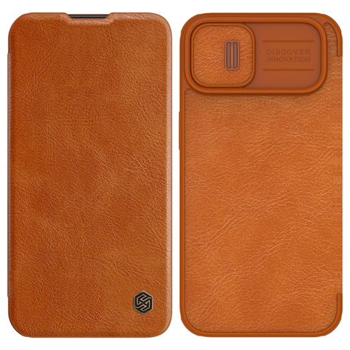 Кожен калъф Nillkin Qin Pro Leather за iPhone