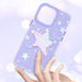 Кейс Kingxbar Heart Star Series за iPhone 14 Pro лилав