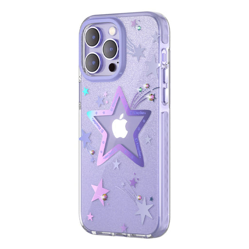 Кейс Kingxbar Heart Star Series за iPhone 14 Pro Max лилав