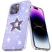 Кейс Kingxbar Heart Star Series за iPhone 14 Pro Max лилав