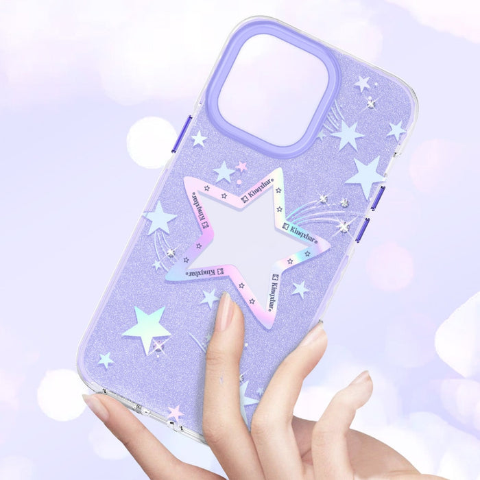 Кейс Kingxbar Heart Star Series за iPhone 14 Pro Max лилав