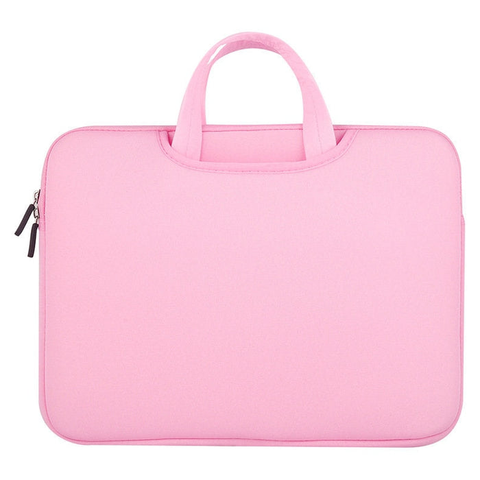 Универсална чанта за лаптоп и таблет 15.6 ", с органайзер, розов