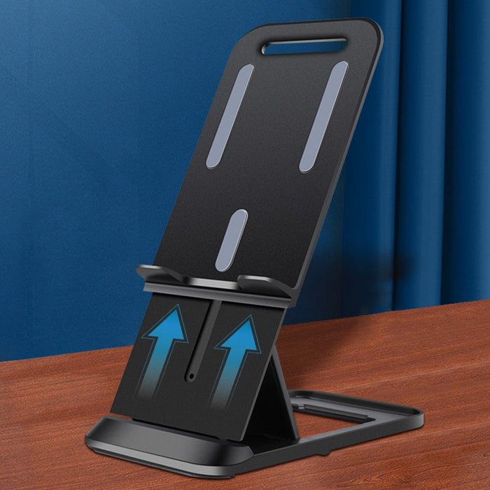 Универсална сгъваема стойка за телефон / таблет HQWear черна