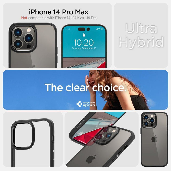 Кейс Spigen ULTRA HYBRID за iPhone 14 Pro Max Matte Black