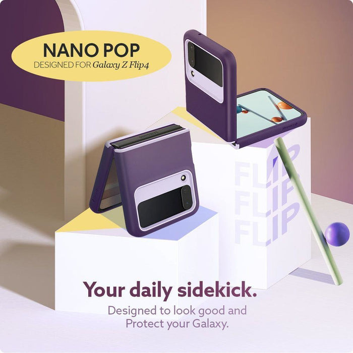 Кейс CASEOLOGY NANO POP за Galaxy Z FLIP 4 виолетов