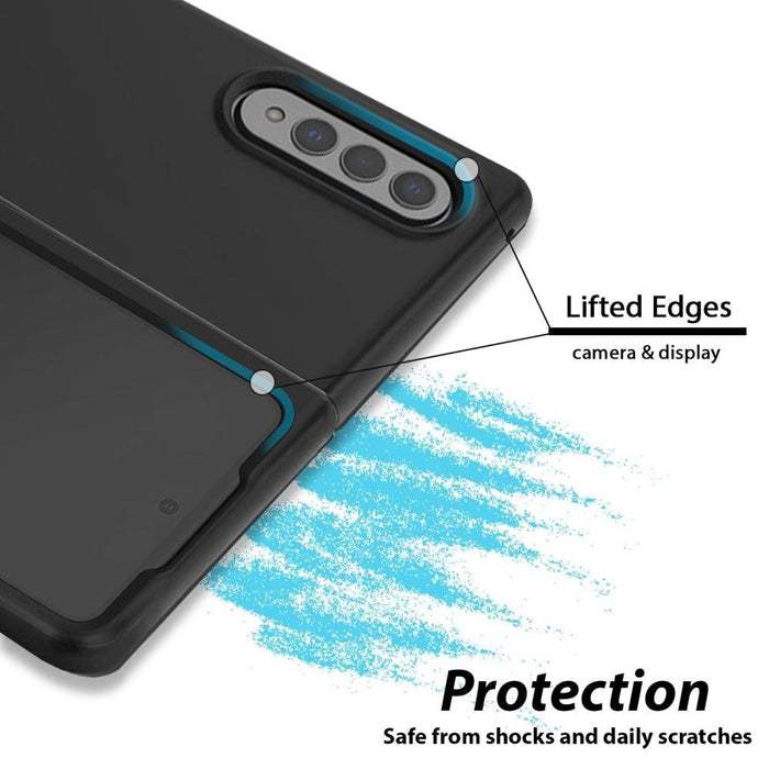 Калъф Whitestone за Samsung Galaxy Fold 4 Матово черно