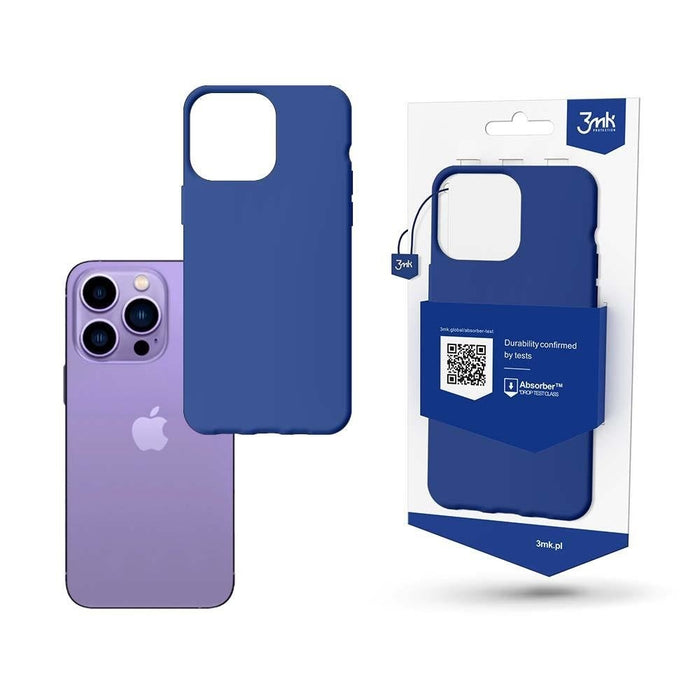 Кейс 3mk Matt Case за Apple iPhone 14 Pro, blueberry