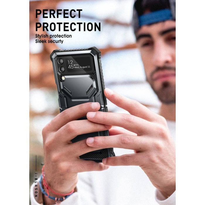 Кейс Supcase IBLSN ARMORBOX за Samsung Galaxy Z Flip 4 Черен