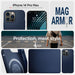 Кейс Spigen MAG ARMOR за iPhone 14 Pro Max Navy Blue