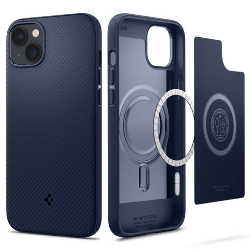 Кейс Spigen MAG ARMOR за iPhone 14 Navy Blue