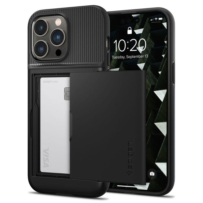 Кейс Spigen SLIM ARMOR CS за iPhone 14 Pro Max Black