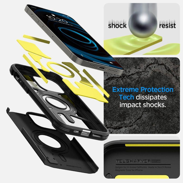 Кейс Spigen TOUGH ARMOR съвместим с MagSafe