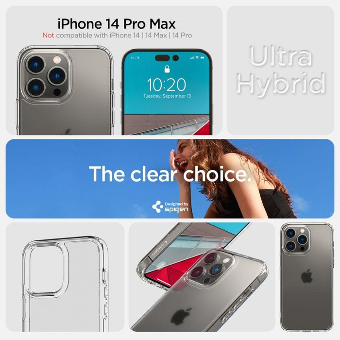 Кейс Spigen ULTRA HYBRID за iPhone 14 Pro Max FROST CLEAR