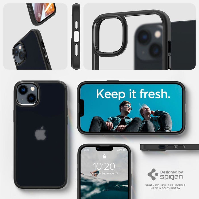 Кейс Spigen ULTRA HYBRID за iPhone 14 FROST Black