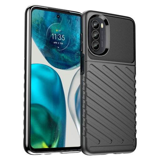 Кейс HQWear Thunder Case за Motorola Moto G82 5G / G52 черно