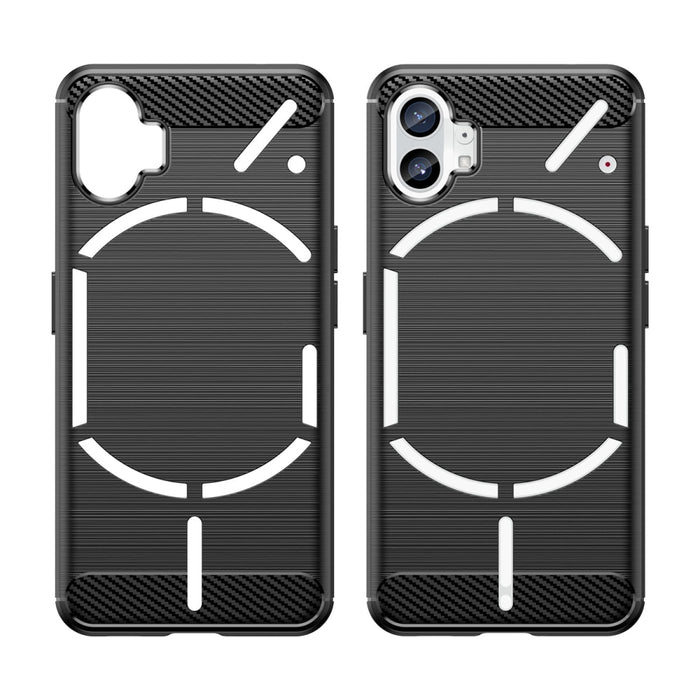 Кейс HQWear Carbon Case за Nothing Phone 1 гъвкав черен