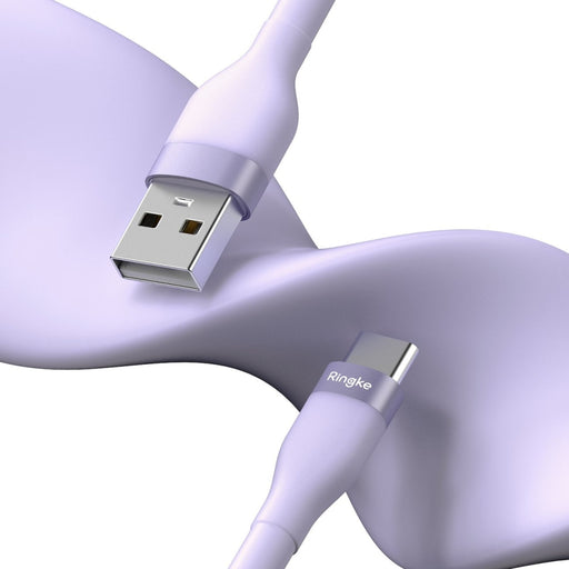 Кабел Ringke USB - А към USB - C 480Mb/s 12W 1.2m Лилав