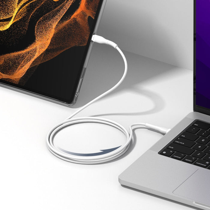 Кабел Ringke, USB-А към USB-C, 480Mb/s, 12W, 1.2m, Черен