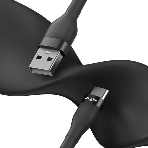 Кабел Ringke USB - А към USB - C 480Mb/s 12W 1.2m Черен