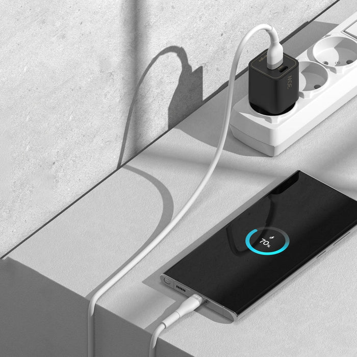 Кабел Ringke, USB-А към USB-C, 480Mb/s, 12W, 1.2m, Черен