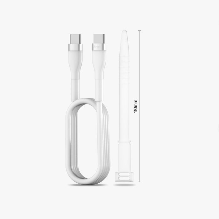 Кабел Ringke, USB-C към USB-C, 480Mb/s, 60W, 1.2m, Лилав