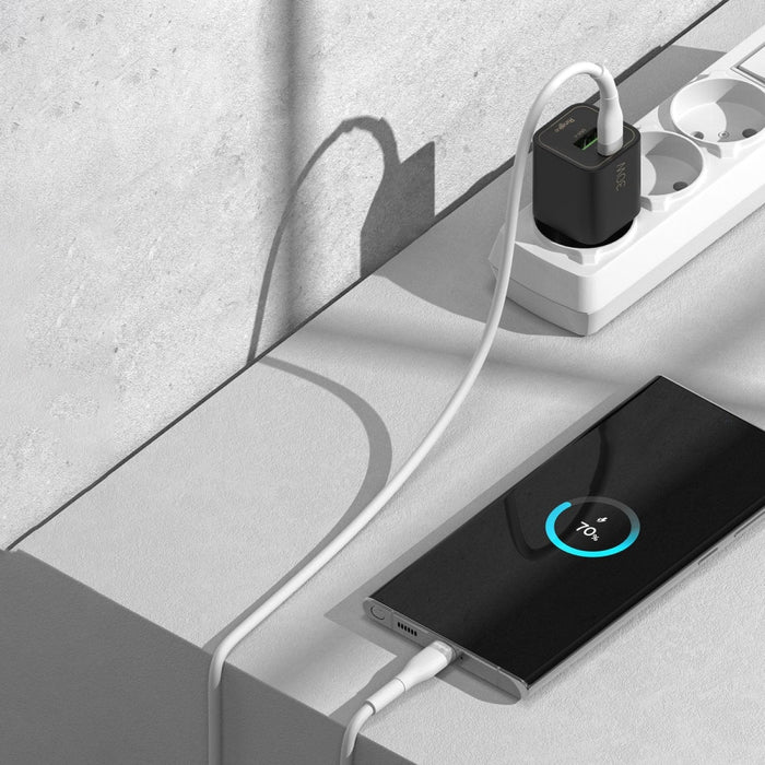 Кабел Ringke, USB-C към USB-C, 480Mb/s, 60W, 1.2m, Лилав