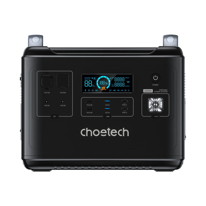 Зарядна станция Choetech BS006 Super Mini 2000W 1997Wh черна